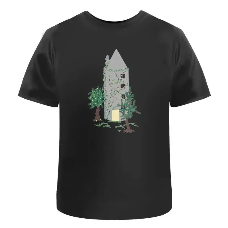 Honeysuckle Tower Covered In Flowers' Adult T Shirt Ta046565
