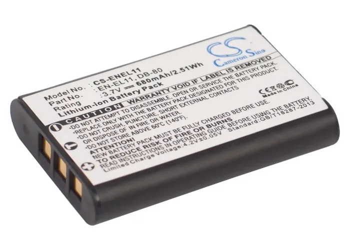 

CS Cameron Sino Kerui New 680mAhReplacement Battery for Xacti DMX-E10, Xacti VPC-E10