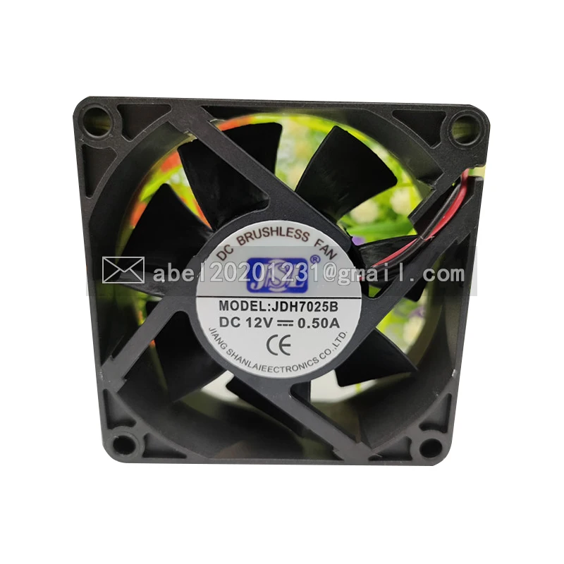 BRAND NEW ORIGINAL JDH7025B DC 12V 0.50A COOLING FAN 7025