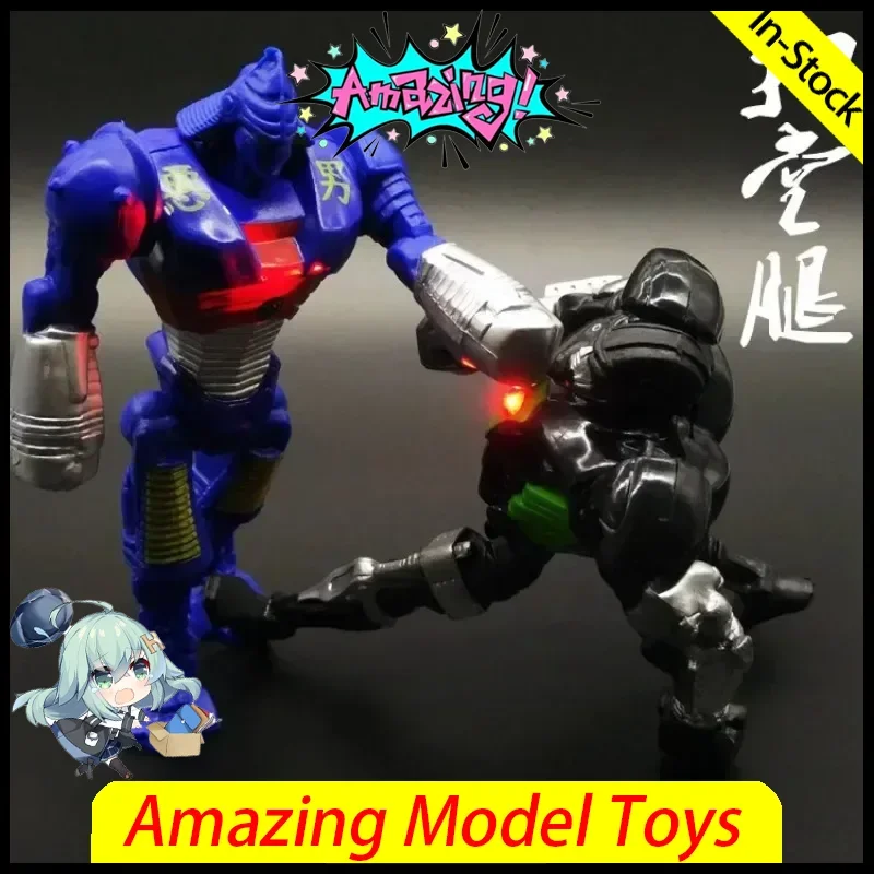 En stock, muñecos de dibujos animados Real Steel Zeus Atom Midas Adam Duracell Raider Robot, 8 unidades/juego, 13cm, figuras de acción, juguetes, regalos