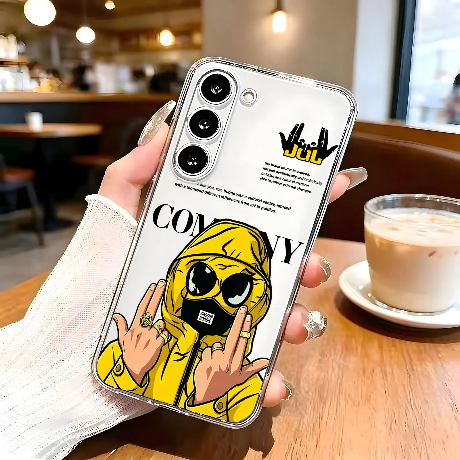 Anti-Yellow Transparent Soft Shockproof Case For Samsung A56 A55 A36 A35 A16 A26 A15 4G 5G Hot C-ComPanyes-fashion-C-Cp Cool