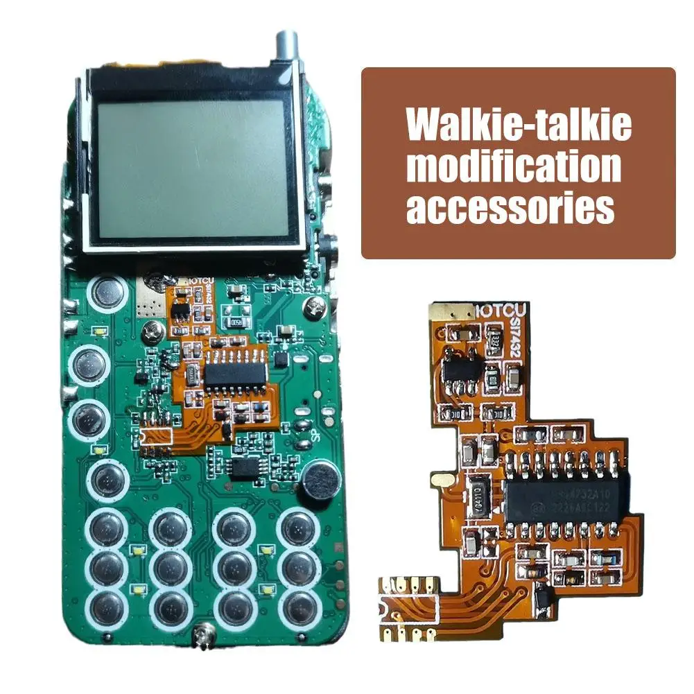 Intercomunicador FPC de tablero blando SI4732, recepciรณn modificada HF y HF, compatible con antenas individuales/duales, para Quansheng K5/K6