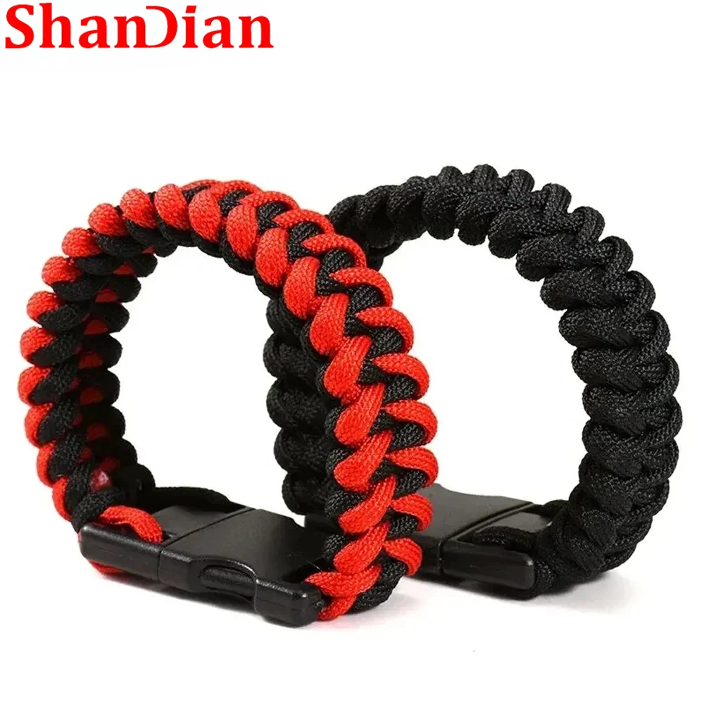 

Nylon Braided Bracelets USB flash drive Pen drive Outside Memory stick Bracelets 4GB 8GB 16GB 32GB 64GB 128GB External Storage