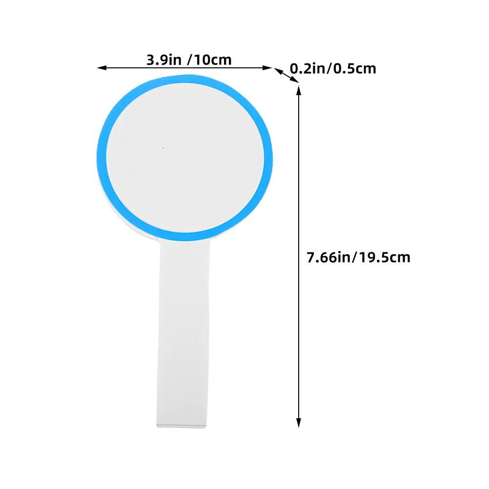8 قطعة لوحة النتائج المحمولة السبورة مجداف مكافحة ارتداء قابلة لإعادة الاستخدام لوحة المسح الجاف لاجتماعات مزادات الفصول الدراسية جلسات التصويت #5