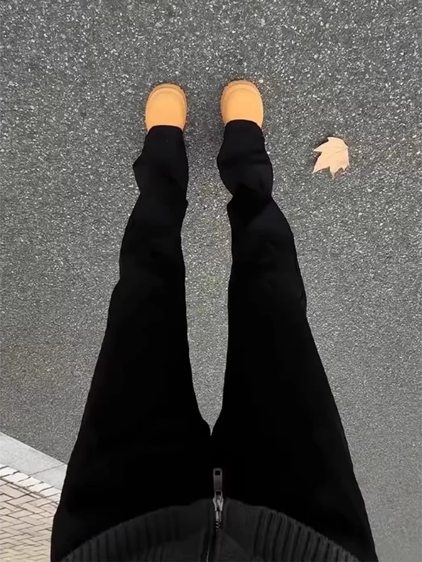 

American Sle Cleanfit High Waist Bla Jeans Men's Spring Straight Leg Slim Fit Pants Wear Resistant Not Easy to Deform