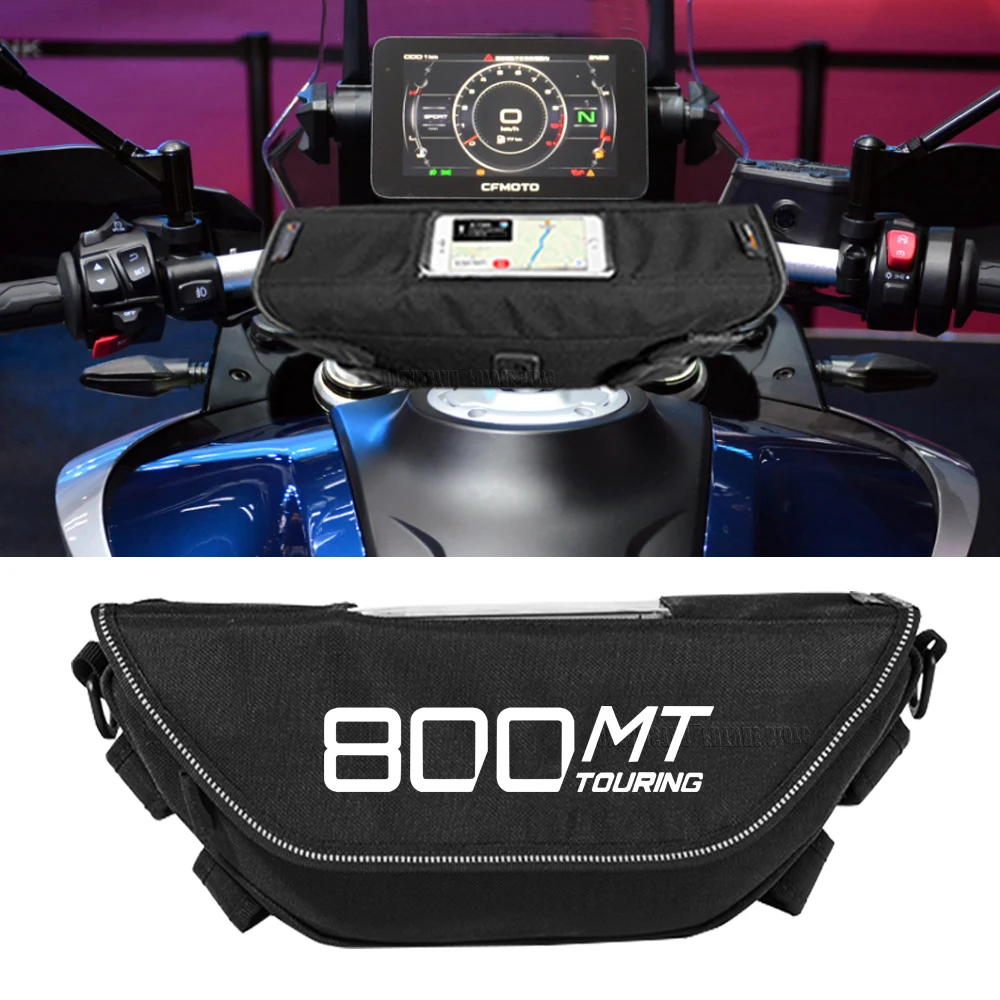 

For 800 MT 800MT CF800MT Explorer 2022 2023 2024 Waterproof motorcycle handlebar travel navigation bag