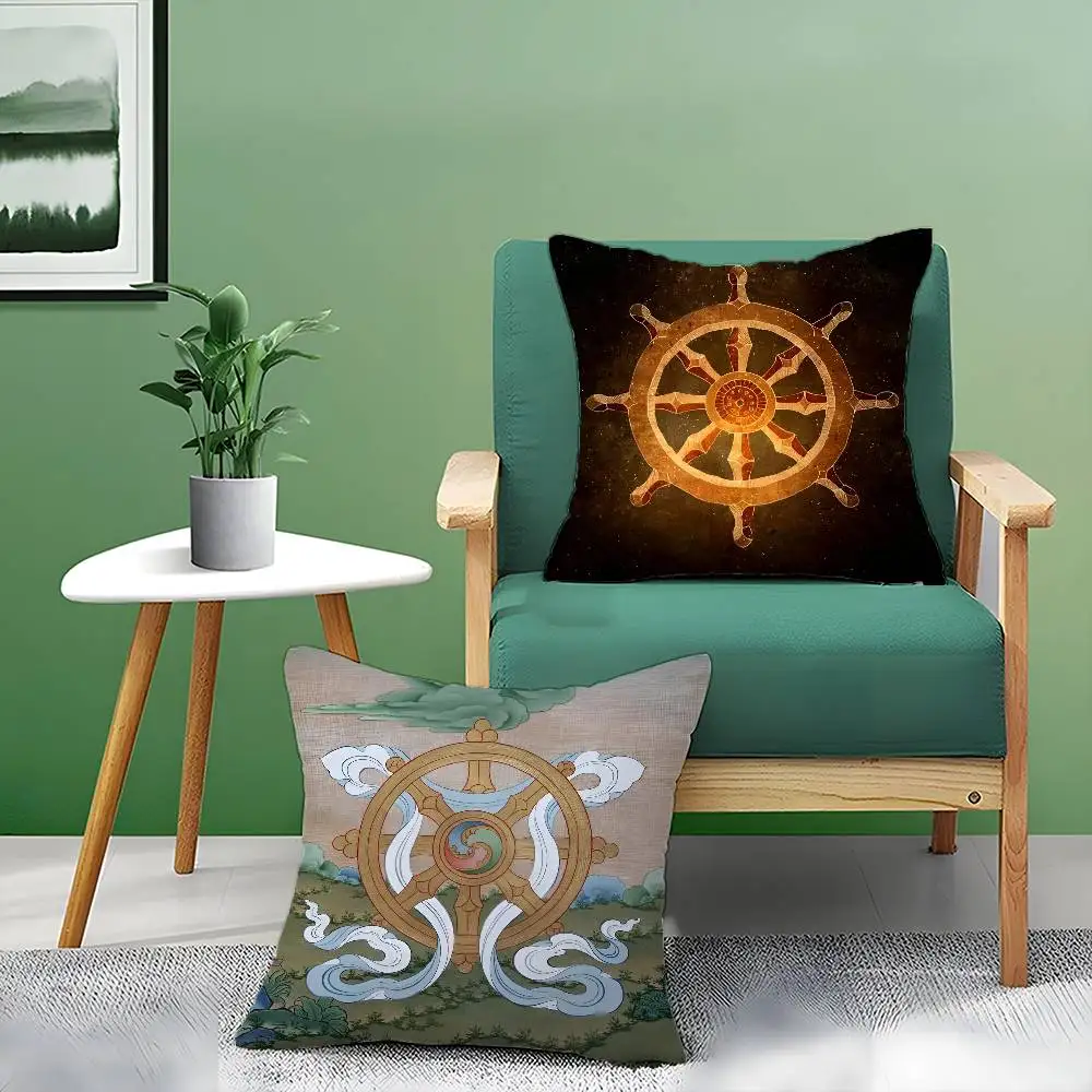 التناسخ طباعة ستة طرق من التناسخ كيس وسادة الراحة أريكة سرير حريري أنيق غير مرئية سستة وسادة الزخرفية