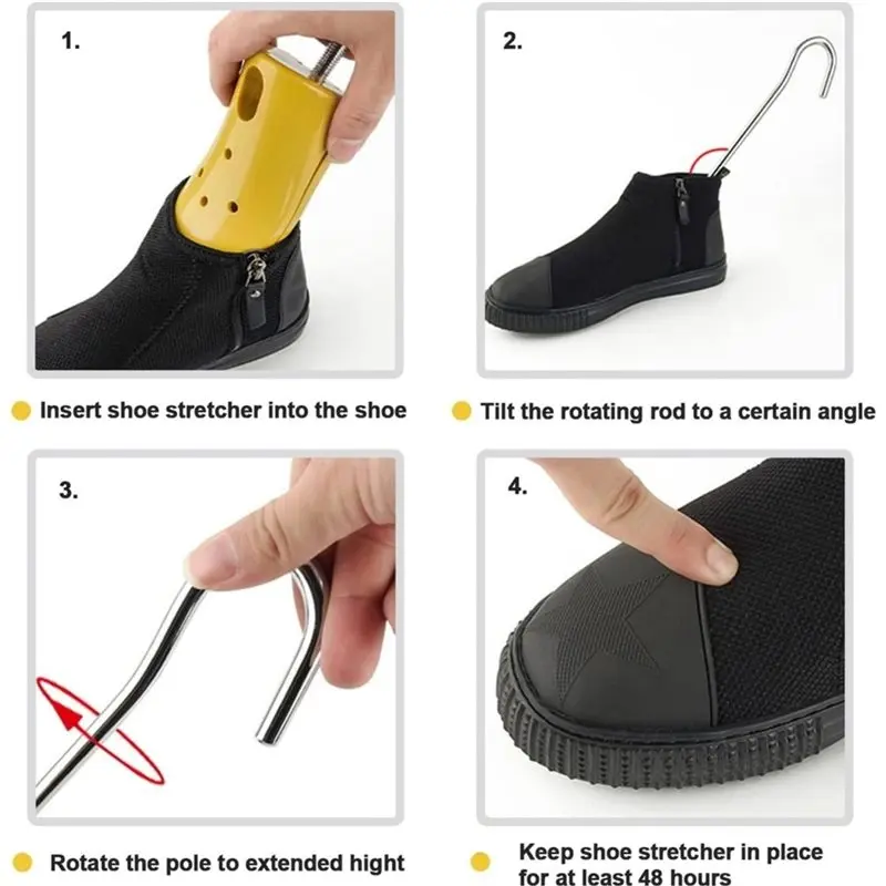 1Set Boot Stretcher With Instep Raiser & Inserts (Universal Fit),Boot Stretcher Instep-Raising Boot Stretcher