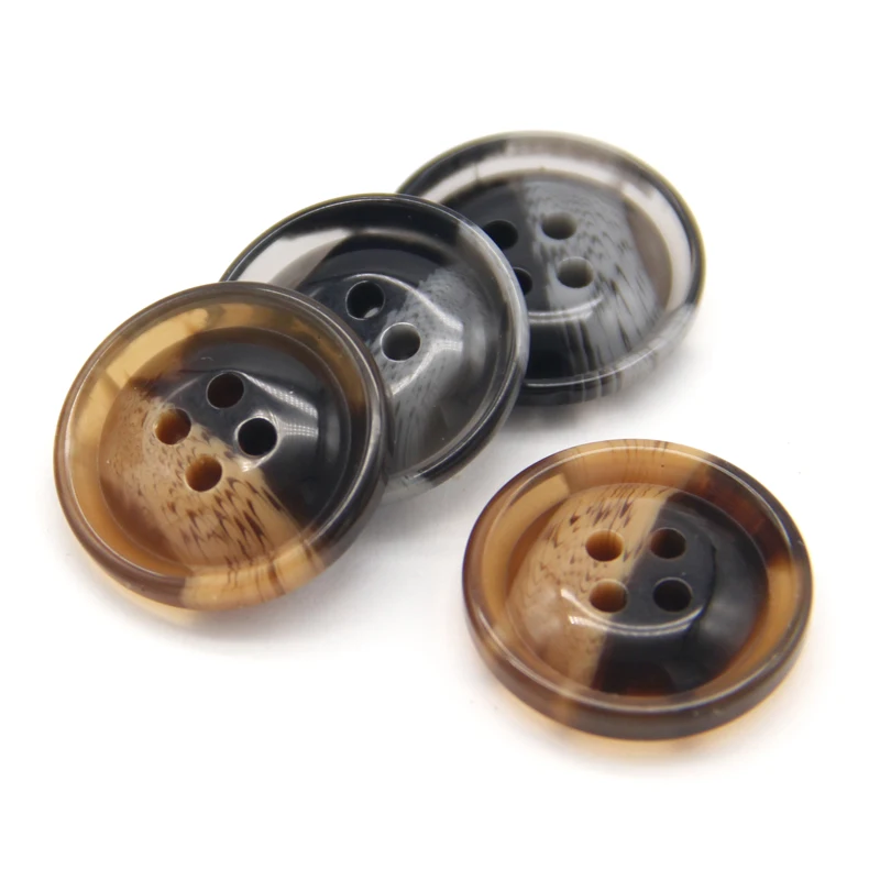 HENGC 30mm Resin Imitation Horn Coat Buttons For Clothing Windbreaker Sweaters Handmade DIY Crafts Sewing Accessories Wholesale