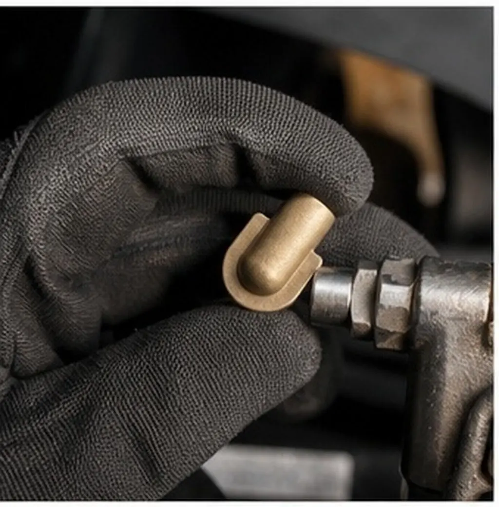 Precision Engineered Copper Grease Fitting Coupler Leak Proof Quick Connect Hydraulic Zerk Fitting Adapter for Heavy Duty