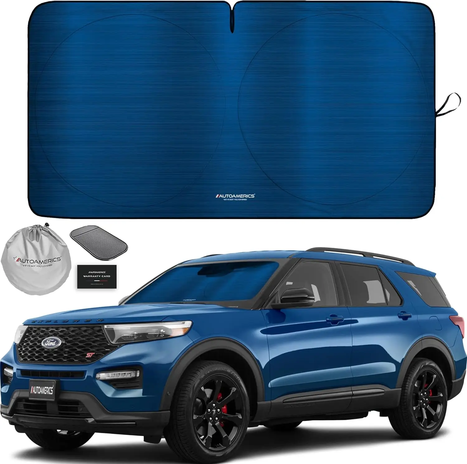 

Foldable Car Windshield Sun Shade - Blocks UV Rays, Keeps Vehicle Cool, Medium