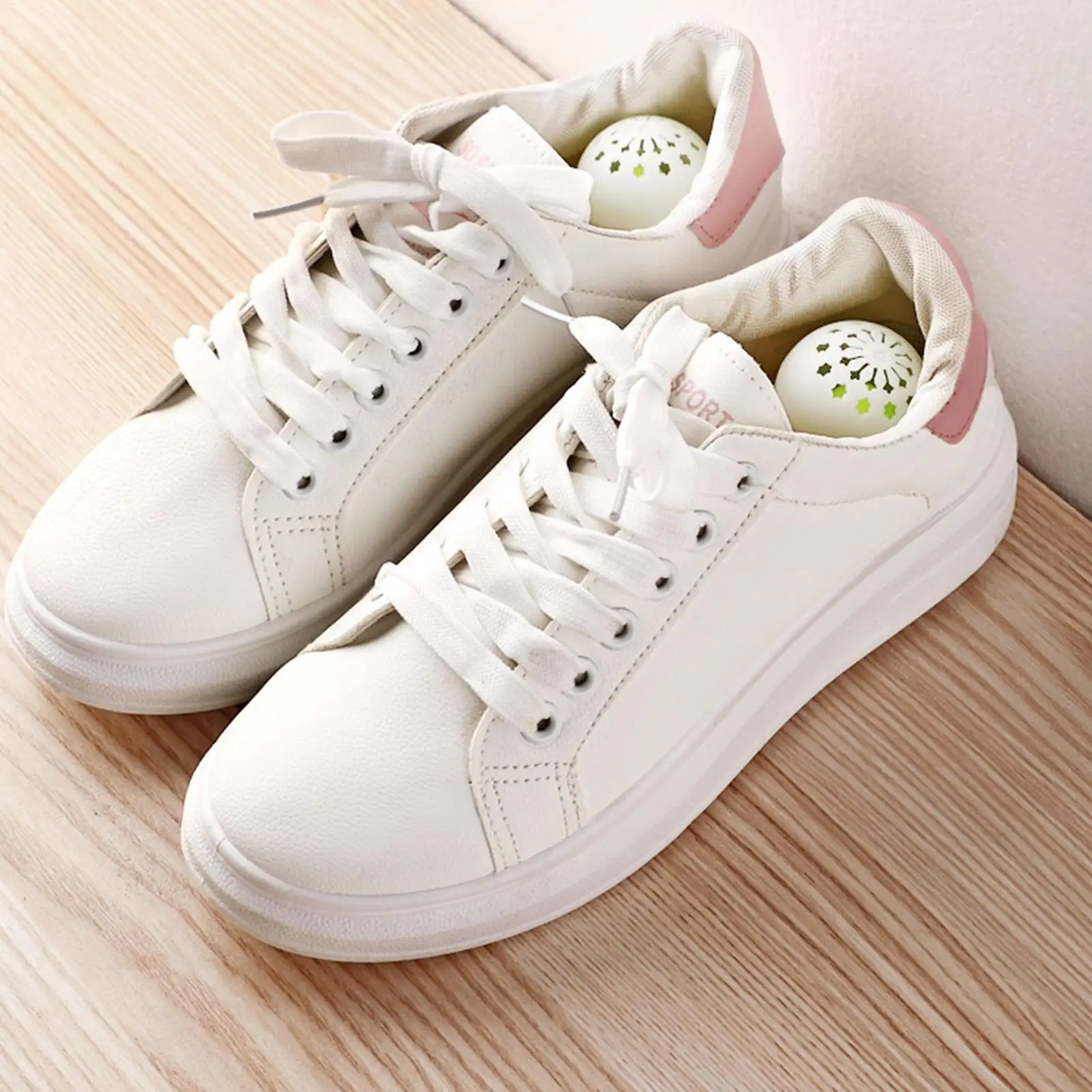 6Pcs Deodorizer Balls Sneaker Perfume Balls for Shoe Gym Bag Locker and Cars Deodorizer Neutralizing Odor Shoe Freshener Ball view 3