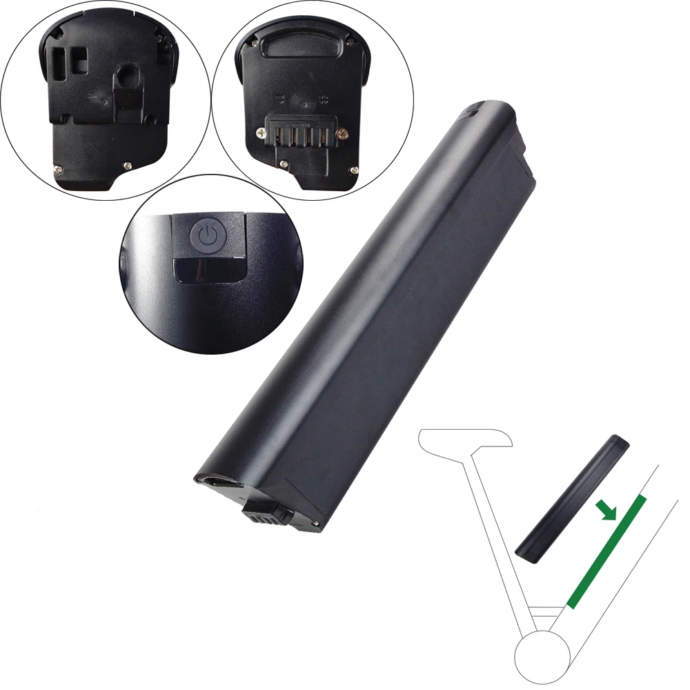 Integrierter Elektrofahrrad-Lithium-Ionen-Akku 36V 10,4Ah 12Ah 14,5Ah für Ado A26S XE Eskute Hitway BK7S E-Bike