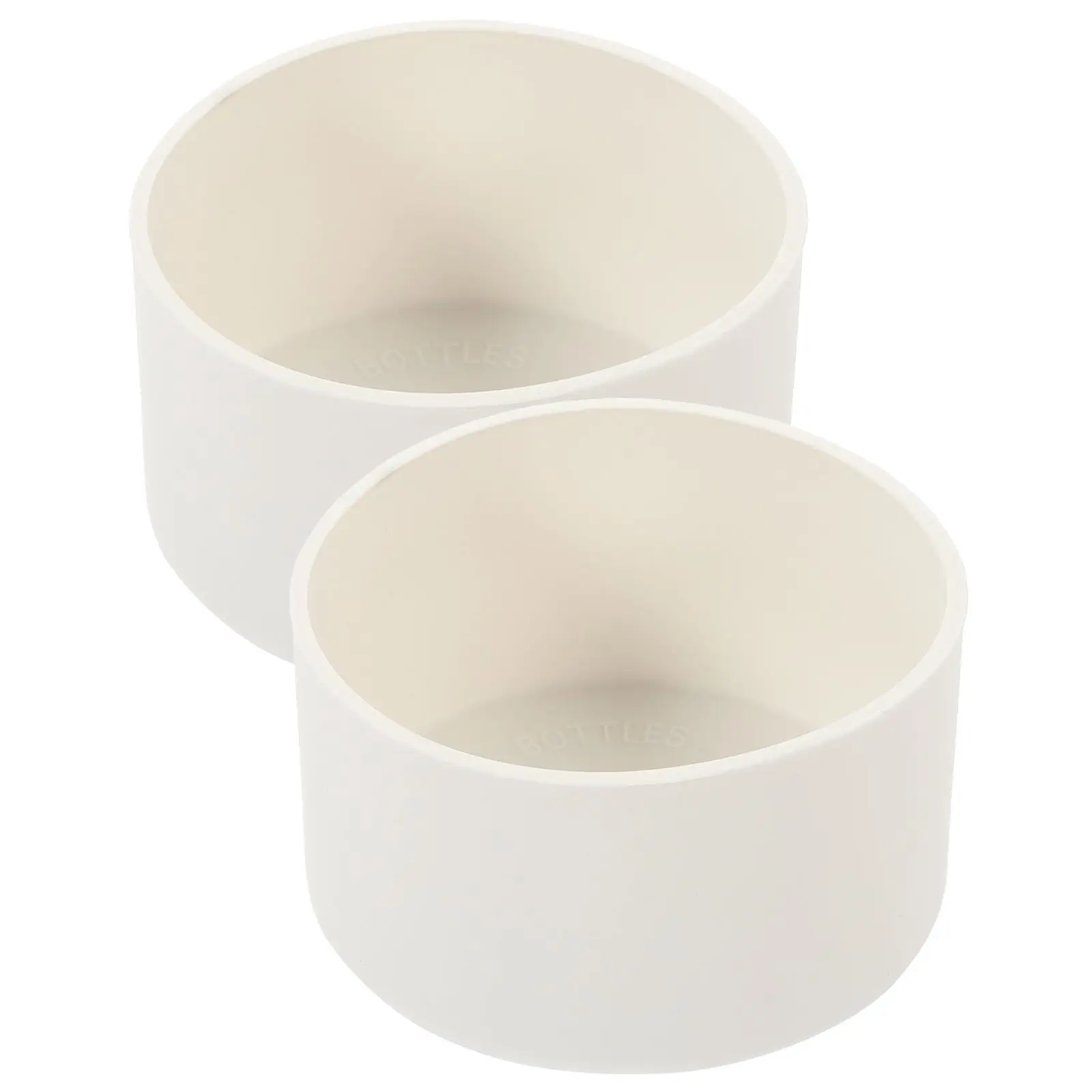 

2 Pcs Glass Cup Anti-slip Cover Bottle Boots Tumblers Silicone for Water Bottom Sleeve Nonslip