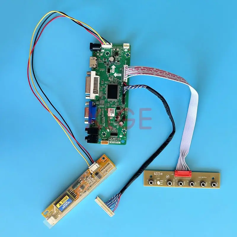 MNT68676 Driver Controller Board Fit QD15TL04 QD15TL07 QD15TL09 HDMI-Compatible Matrix 1CCFL 1280*800 30Pin LVDS VGA DVI Kit DIY