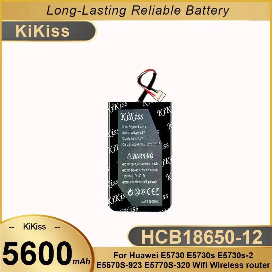

Stable Wireless Router Battery For Huawei E5730 E5730s E5730s-2 E5570S-923 E5770S-320 Wifi HCB18650-12 5600Mah