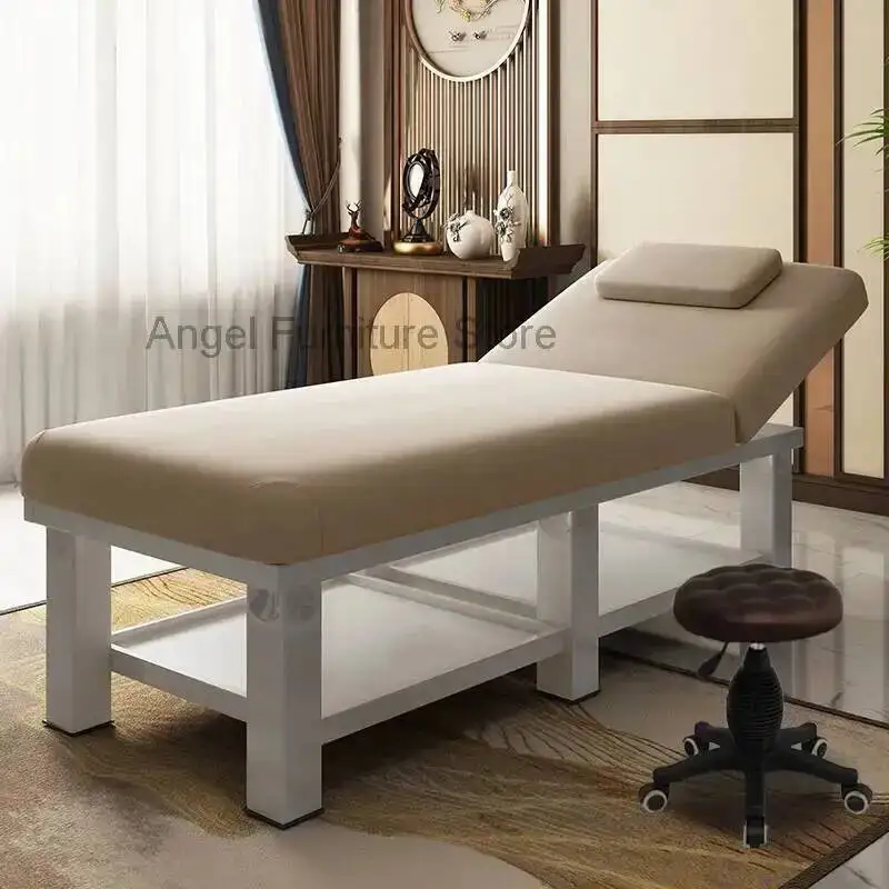 Stretcher Aesthetic Cosmetic Folding Bed Professional Reclining Massage Bed Tattoos Camas Portatil Massage Furniture MQ50MB