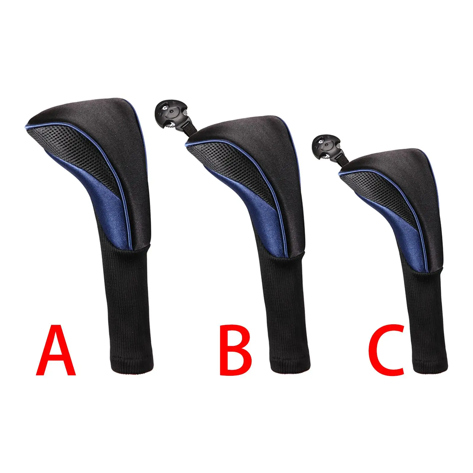 

Durable Golf Wood Head Cover Woods Driver Covers Anti Slip Shaft Protector Breathable Club Headcover Equipment Sleeves Guard