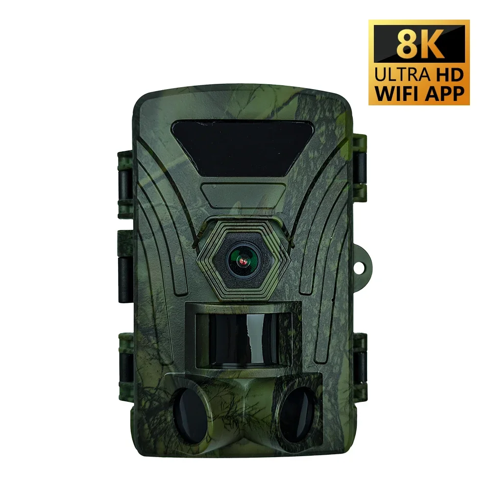 PR802 IP66 Waterproof Outdoor Camera Scout Hunting Camera Capture Photo And HD8K Video Night Vision For Animal Tracking WiFi/4G