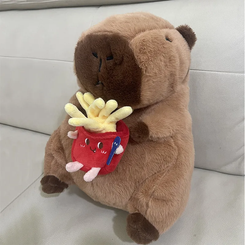 Capybara Plush Backpack Kawaii Fashion Plushie Doll Fur Bag Children\'s Bag Shoulder Bag Mini Knapsack Bags Gifts For Girlfriend