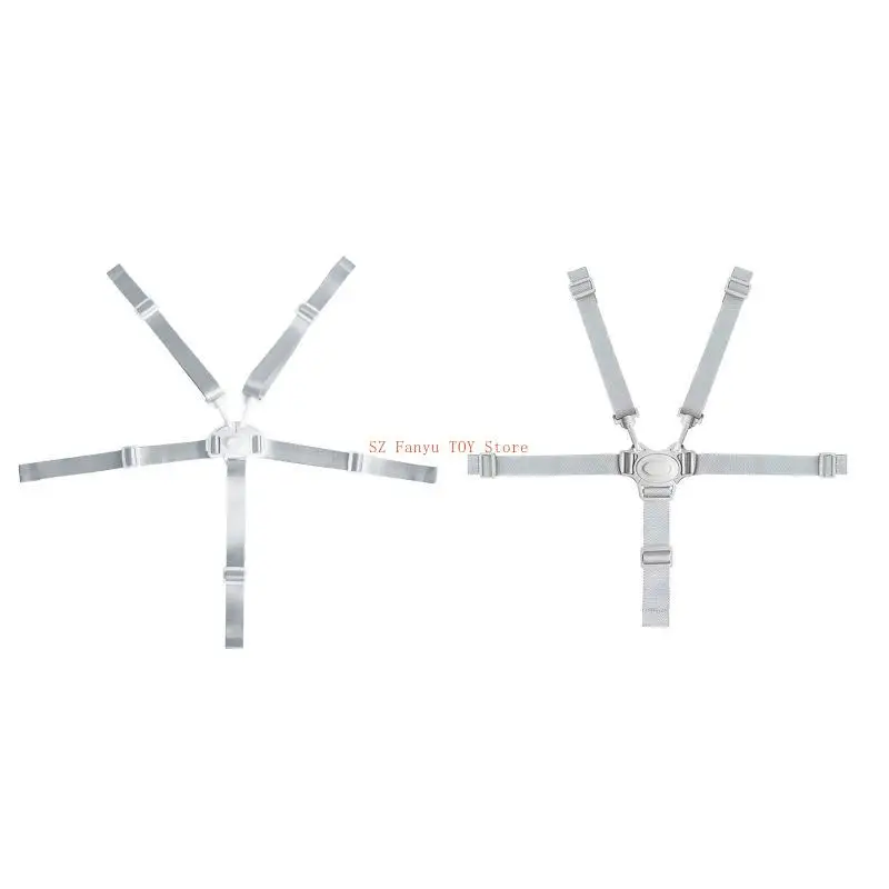 96GC Baby Universal 5 Point Harness Chair High Chair Safe Belt สำหรับรถเข็นเด็กรถเข็นเด็กรถเข็นเด็กสำหรับรถเข็นเด็กที่นั่ง