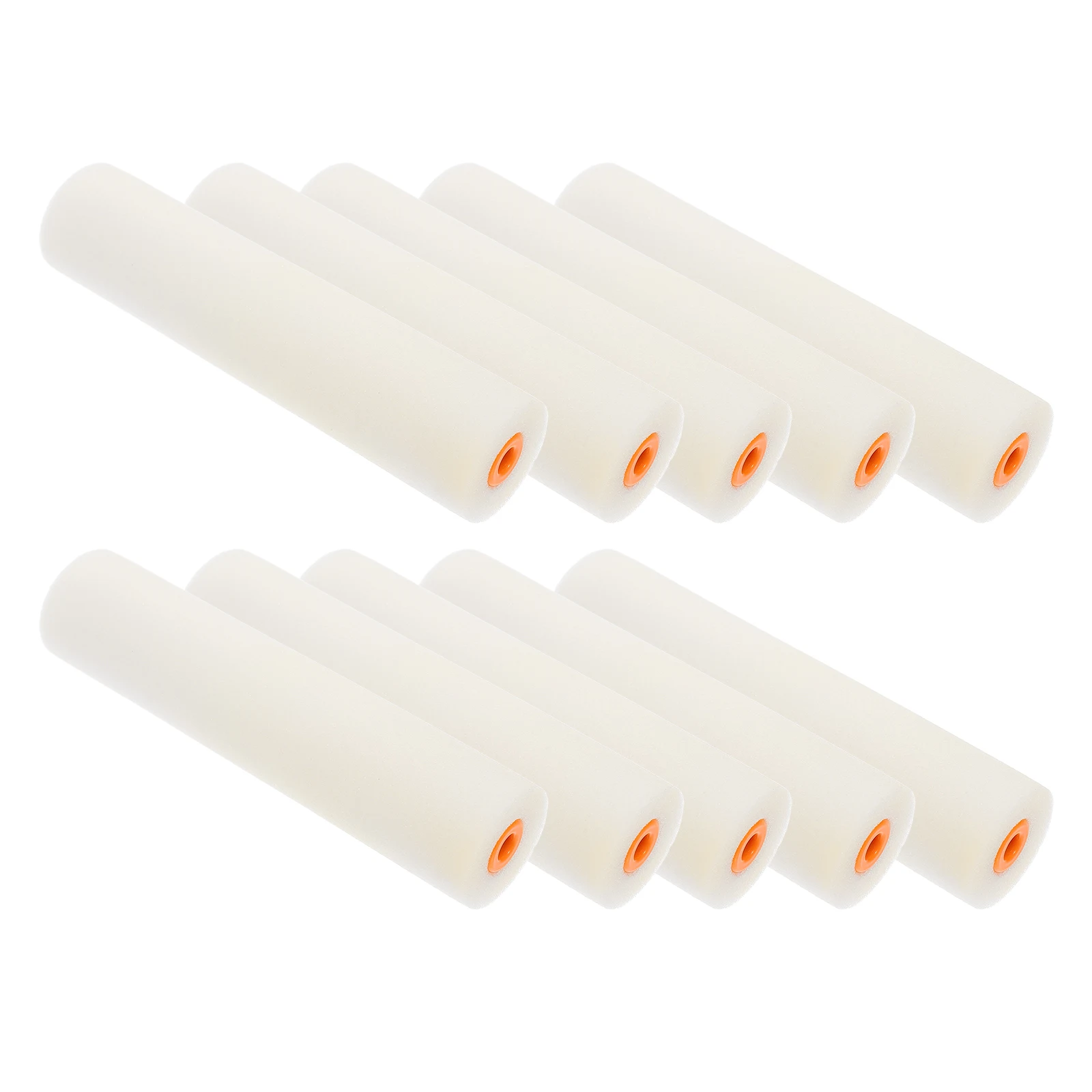 10pcs Sponge Rollers For Painting, Wall Ceiling Paint Roller Kit, Foam Brush Roller Replacement, Portable Painting Tools For