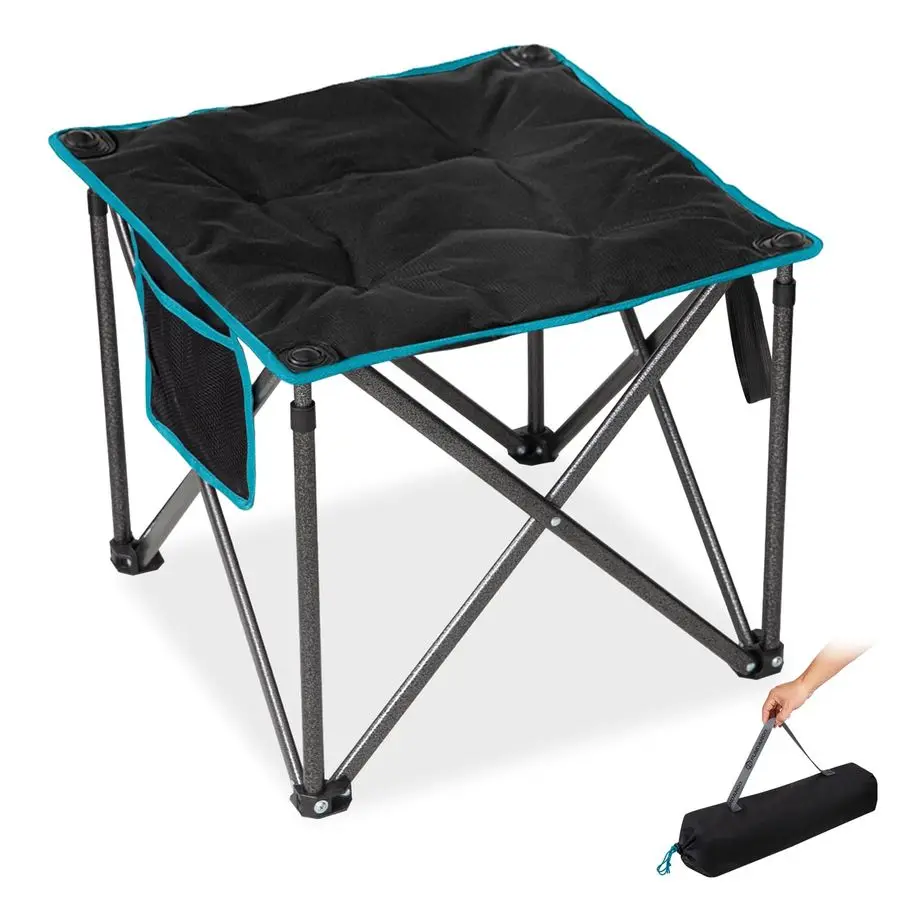 

Oversized Camping Stool for Adults, Thick Padded 18.1 Inch Folding Ottoman Foot Rest, 440 Lbs Heavy Duty Outdoor Camp Chairs wi