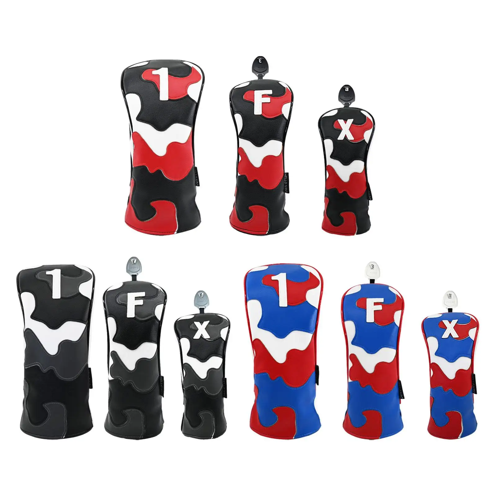 

Чехол для гольф-клуба Crolling, устойчивый к царапинам, длинный воротник, плюшевый, модный