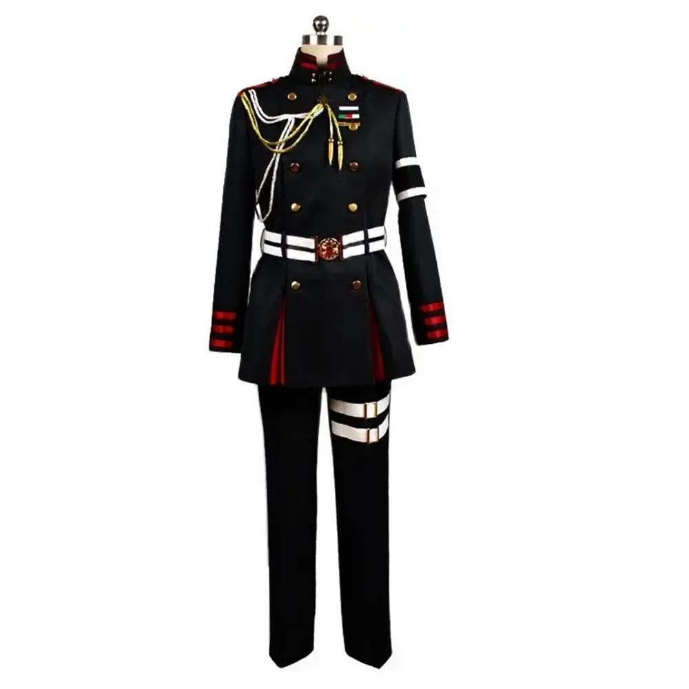 Unisex Anime Cos Guren Ichinose Military Cosplay Costumes Outfit Uniform Custom Size