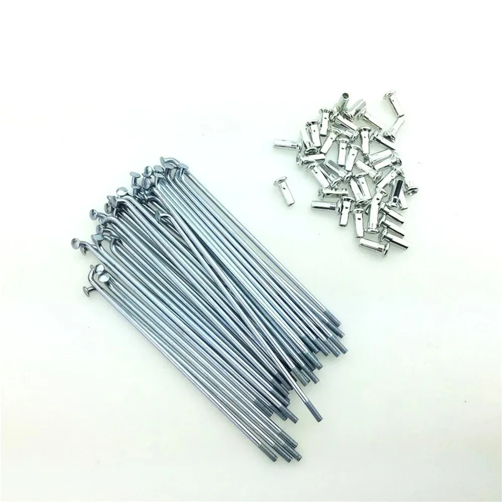 4mm 3.7mm 3mm Motorcycle Electric Bicycle Spoke Rod Mountain Bike Car Rod Steel Wire Rod Steel Wire Pull Line Cap 45# Non-304