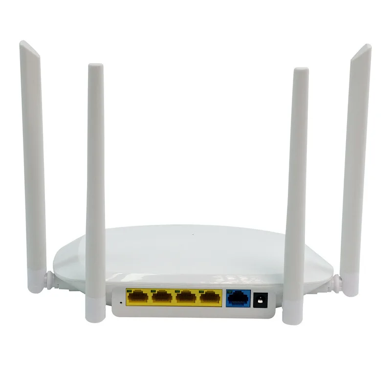 300M/1200M 4-antenna Router Home Gigabit Broadband Dual-band High-speed Fiber-optic Wall-penetrating King WiFi Wireless Router