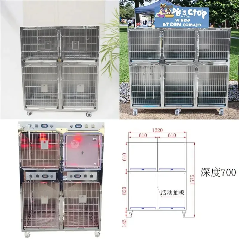 Veterinary Medical Equipment Stainless Steel Pet Products Animal Big Dog Cage House
