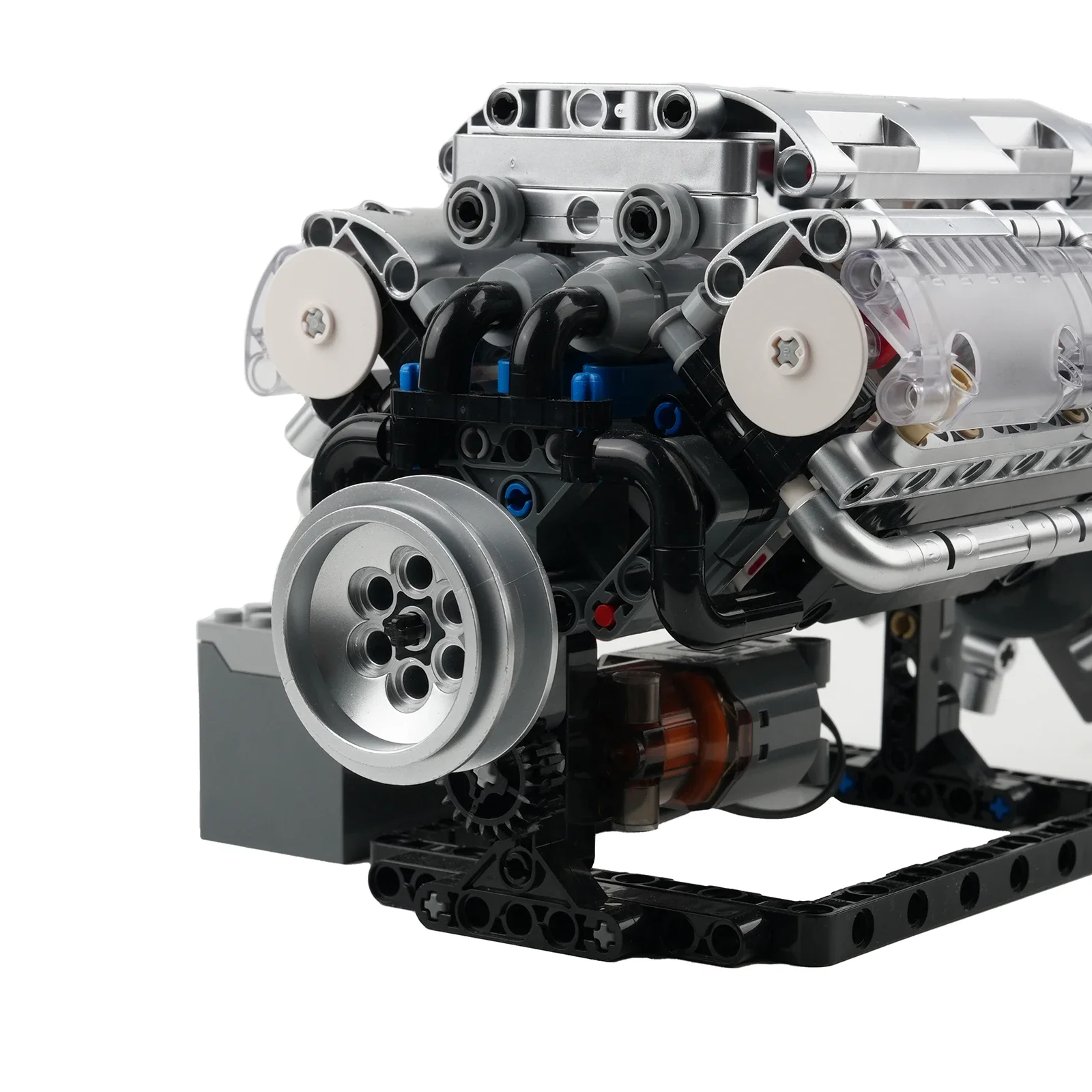 Stampo Re 10171 10131 10203 10193 V8/V12/W16 Kit modello motore Building Block FAI DA TE da collezione 8 cilindri Giocattoli di combustione