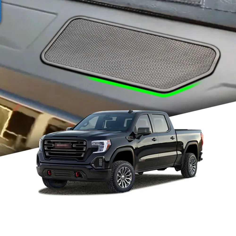 لجي إم سي سييرا شيفروليه سيلفرادو EV 2019 2020 2021 2022 2023 2024 2025 الخلفية الجذع ثقب التوصيل واقية اكسسوارات السيارات