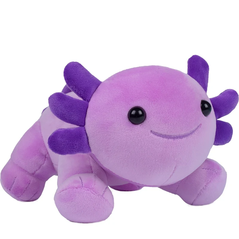 Muñeco de salamandra de dibujos animados, juguete de peluche Axolotl, almohada de Animal de peluche, muñeco de bebé, regalo de cumpleaños para niños, 30cm