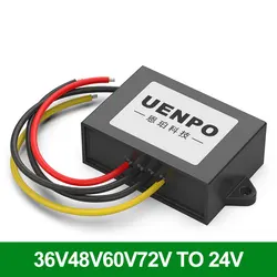 48V to 24V 10A step-down DC-DC converter voltage regulator for automotive toys 36V50V53V60V72V to 24V 240W step-down power suppl