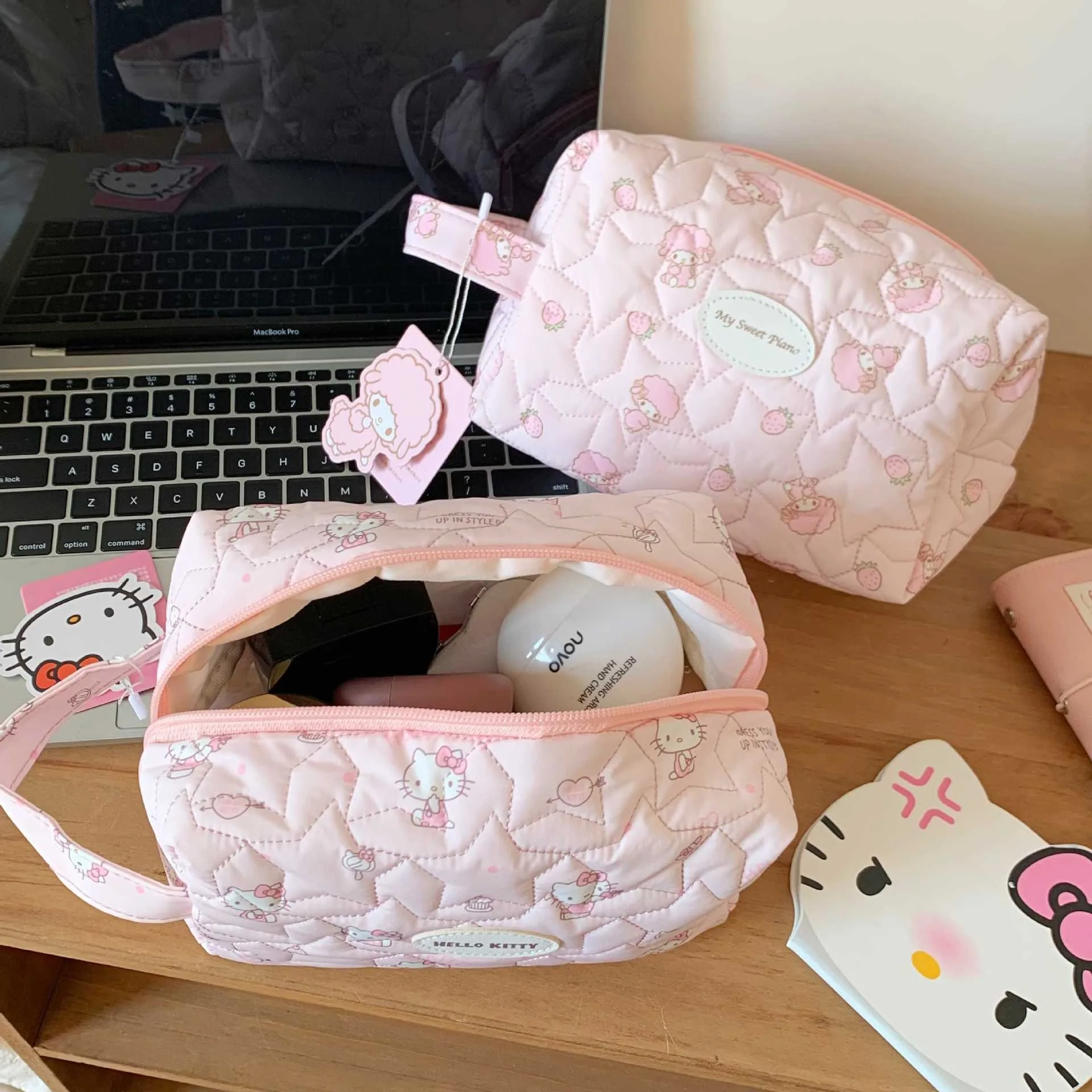 Tragbare Kosmetiktasche für Reisen, Reise-Lippenstift- und Kleinkramtasche, Make-up-Tasche für Frauen, hoher ästhetischer Wert. – Detail 7