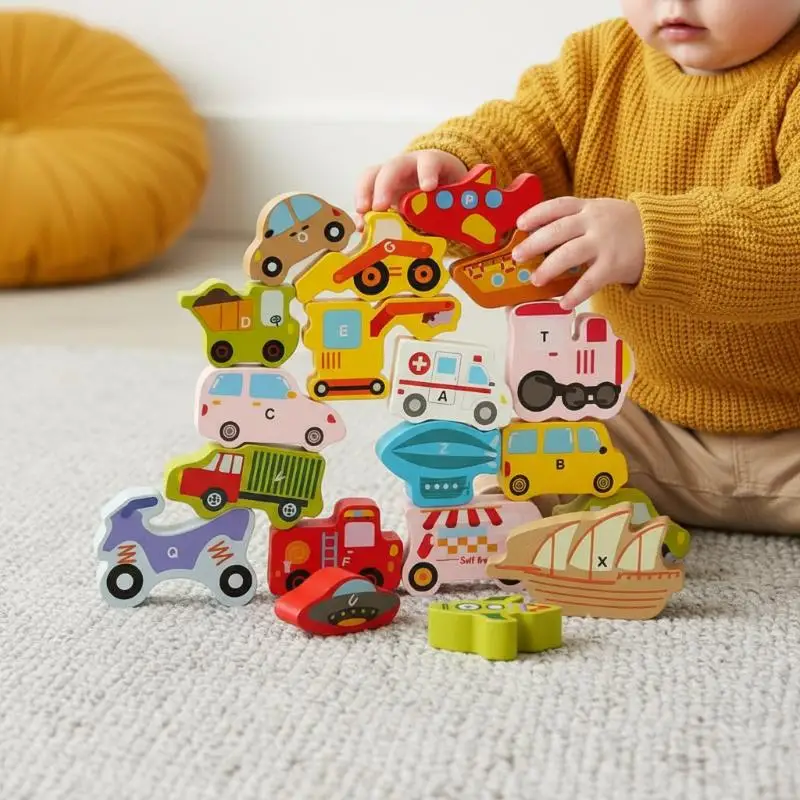 

Деревянный 3D-пазл для малышей: Монтессори-игра «Ферма и Транспорт» для дошкольников, развивающая игрушка для раннего обучения детей