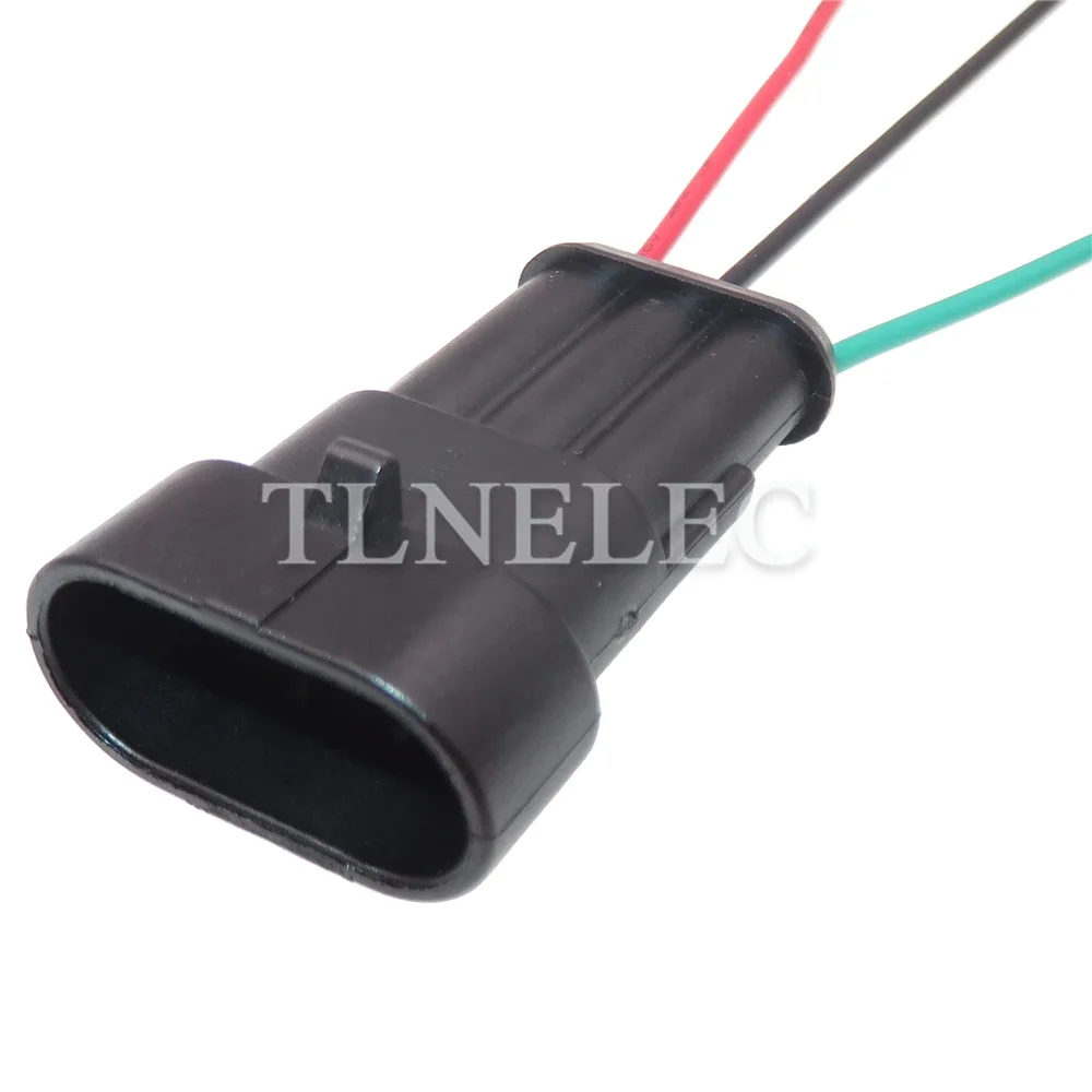 Soquete fêmea masculino do chicote de fiação do carro da maneira de 3 Pin com conectores impermeáveis do automóvel dos fios 282087 -1 282105 -1