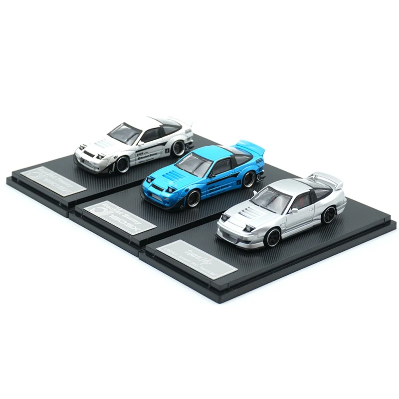 MT Em Estoque 1:64 Pandem Spirit Rei MIYABI S13 Silvia 180SX Diecast Diorama Modelo de Carro MicroTurbo