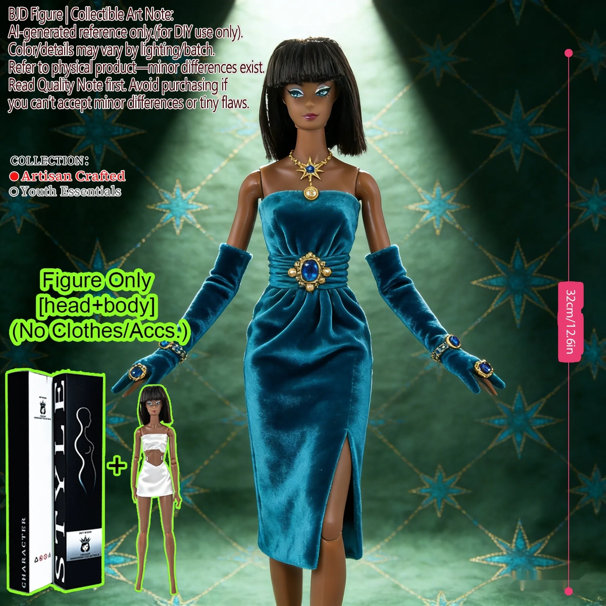 

Шарнирная кукла-супермодель BJD MJD 1/6, 12,6 дюйма, с подвижным телом на шарнирах, реалистичной текстурой, для самостоятельной сборки (без одежды)