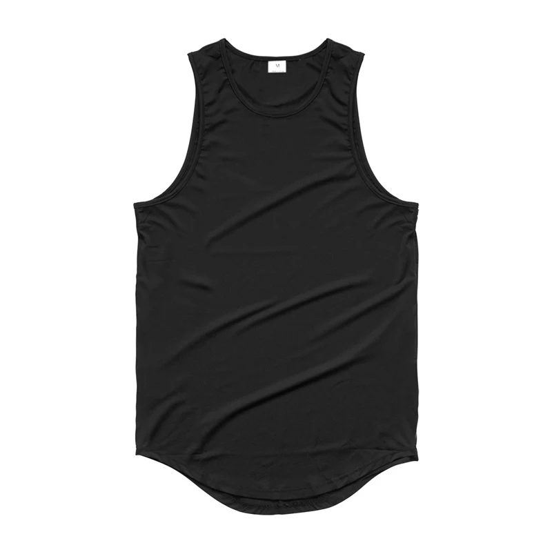 Sommer Mesh Atmungsaktive Schnelltrocknende T-Shirts Einfarbige Herren Casual Sport Tanktops Fitness Bodybuilding Ärmellose Unterhemden