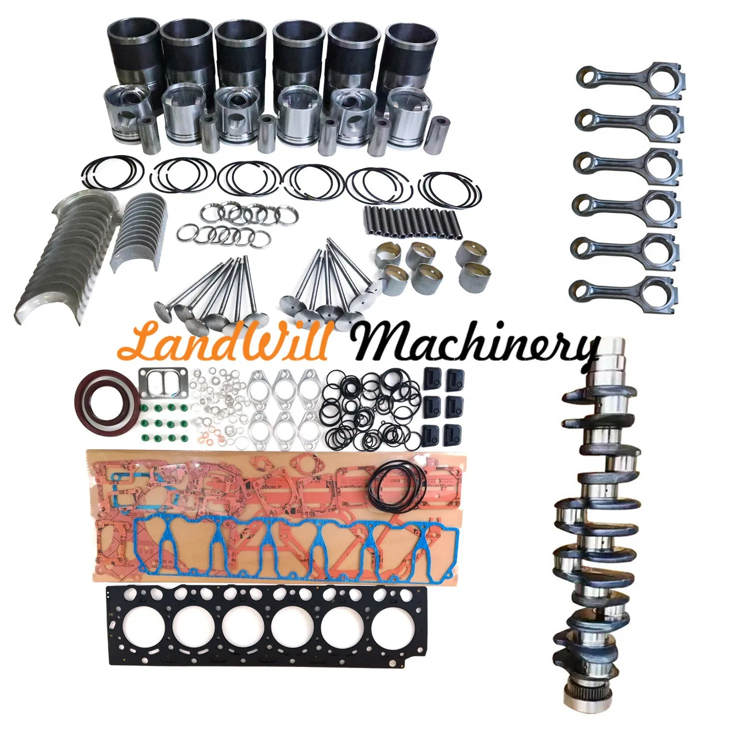 D6D Engine Overhaul Rebuild Kit Fits For Volvo Excavator EC210B EC210BLC