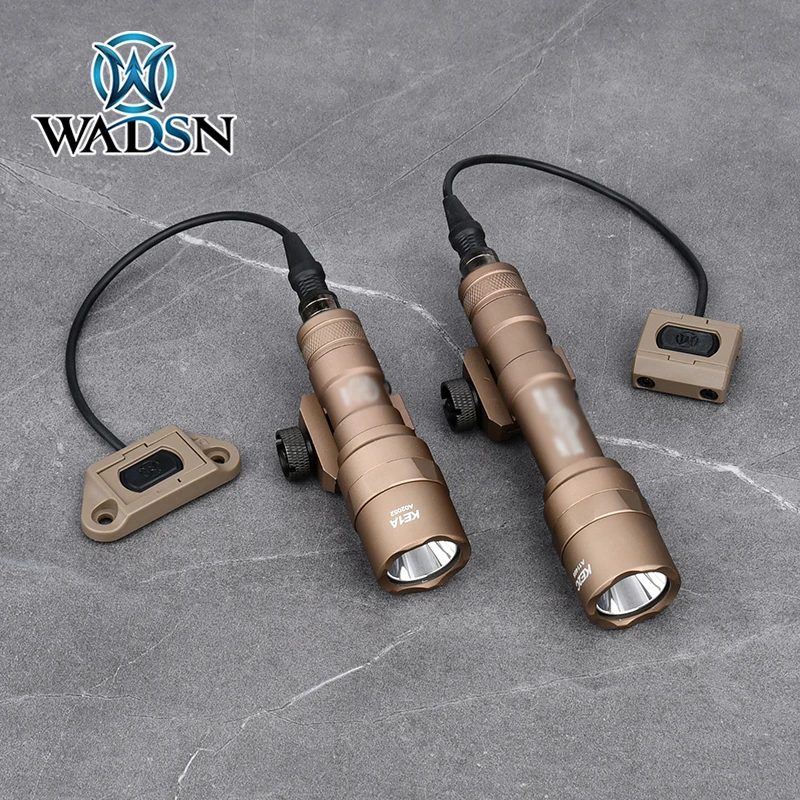 

WADSN SF M300C M600U M600B Tactical Surefir Marking Flashlight Mod Button Switch MLOK KEYMOD 20mm Picatinny Rail Airsoft Hunting