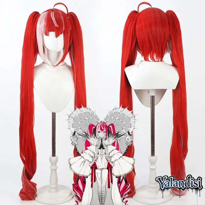 Yalandisi& NIJISANJI Virtual YouTube Kureiji Ollie Cos Cosplay Wig Halloween Carnival Party Prop Synthetic Hair Heat Resistant