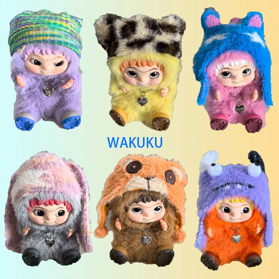 

Wakuku Sing Rock Back To Yzk Fuzzy Trend Fun Party Series Blind Box Bag Pendant Pain Bag Collection Ornament Birthday Gift