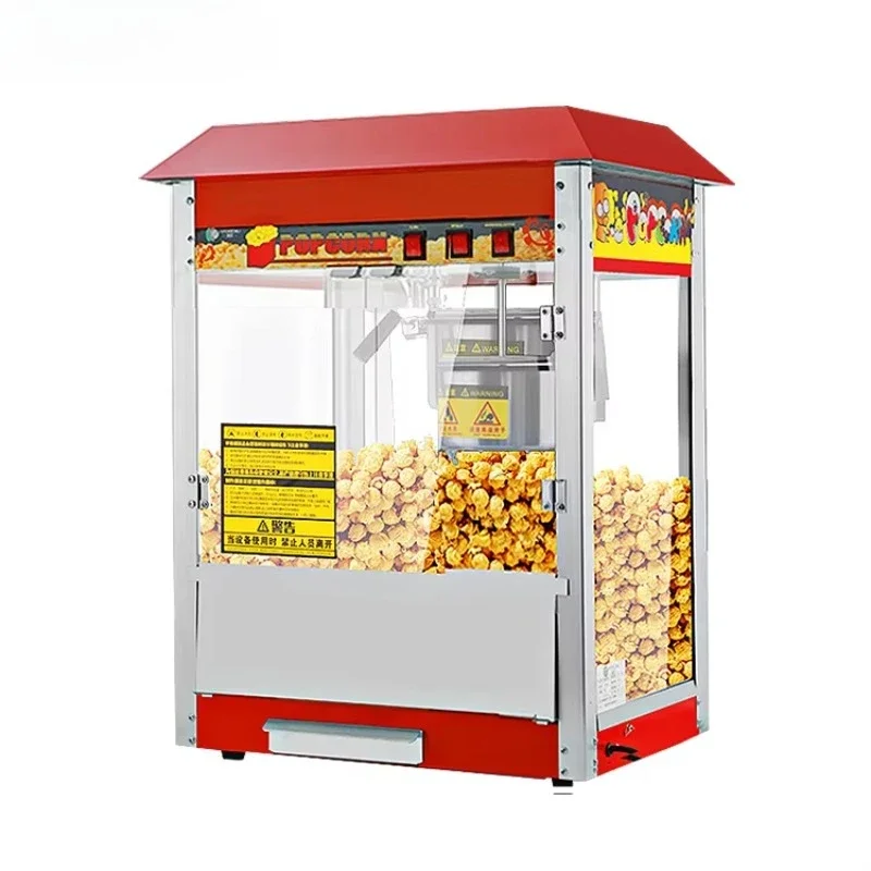 

Commercial Industrial Gas Electric Hot Air Mini Automatic Sweet Caramel Gourmet Popcorn Machine with Wheels
