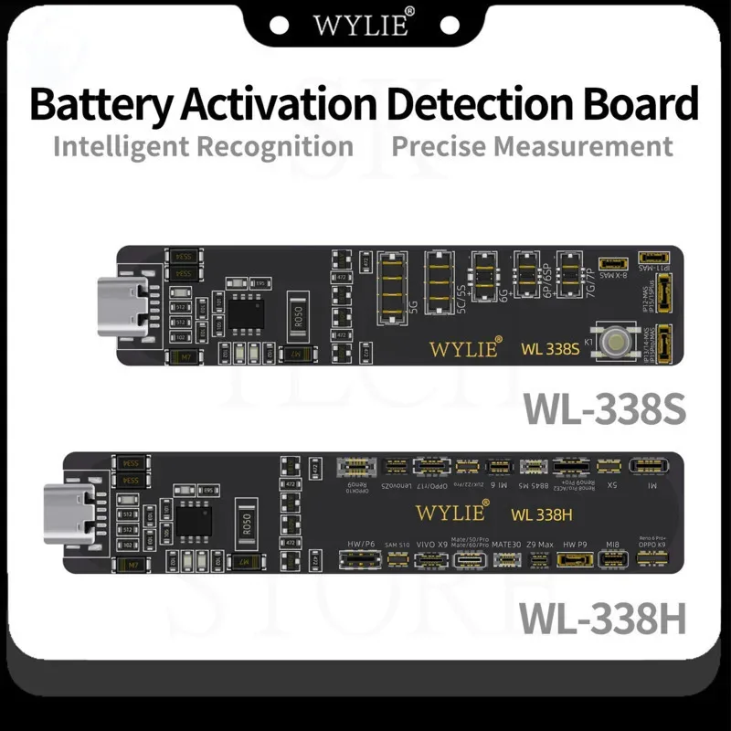 WL-338S WL-338H One-touch Battery Activation Board for IP5-15 Full Series Android Automatic Power-off Fast Charging Tooll