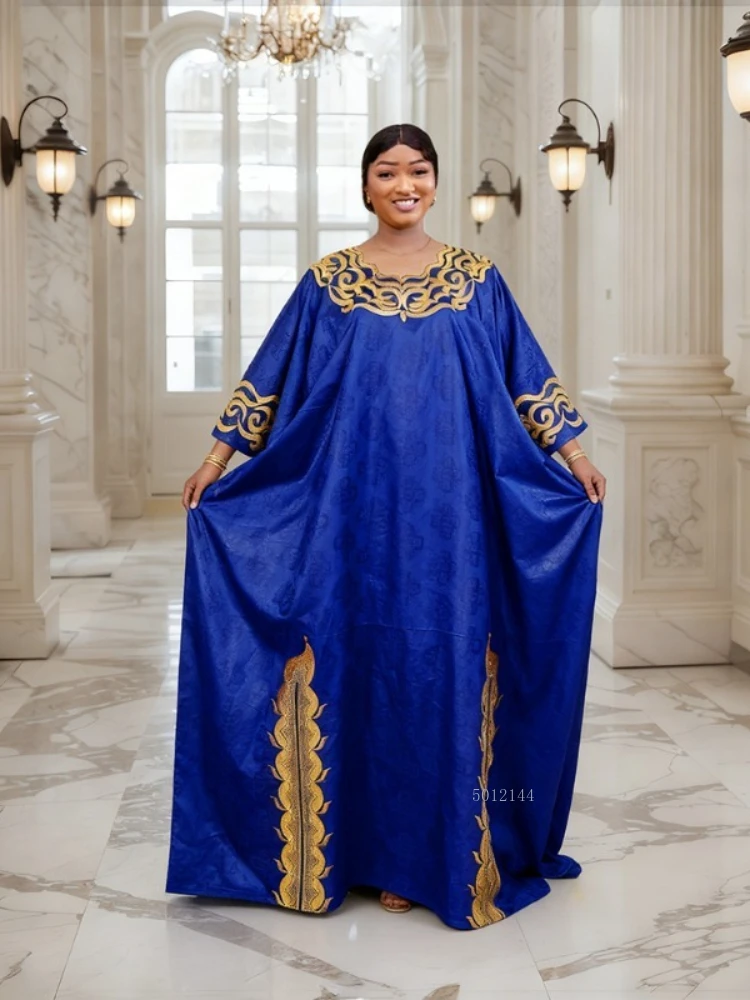 

Африканские платья для женщин, традиционное платье Дашики Базен, Анкара, вышивка, халат бубу, Нигерия, свадебное вечернее платье 2026