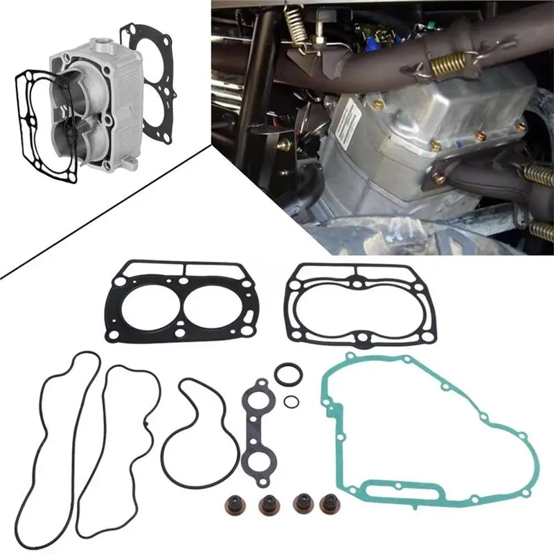 A67K-For Polaris Ranger 700 800 Sportsman RZR800 Cylinder Head& Engine Block Gasket Replacement Kit(5247359 5247360 5412632)
